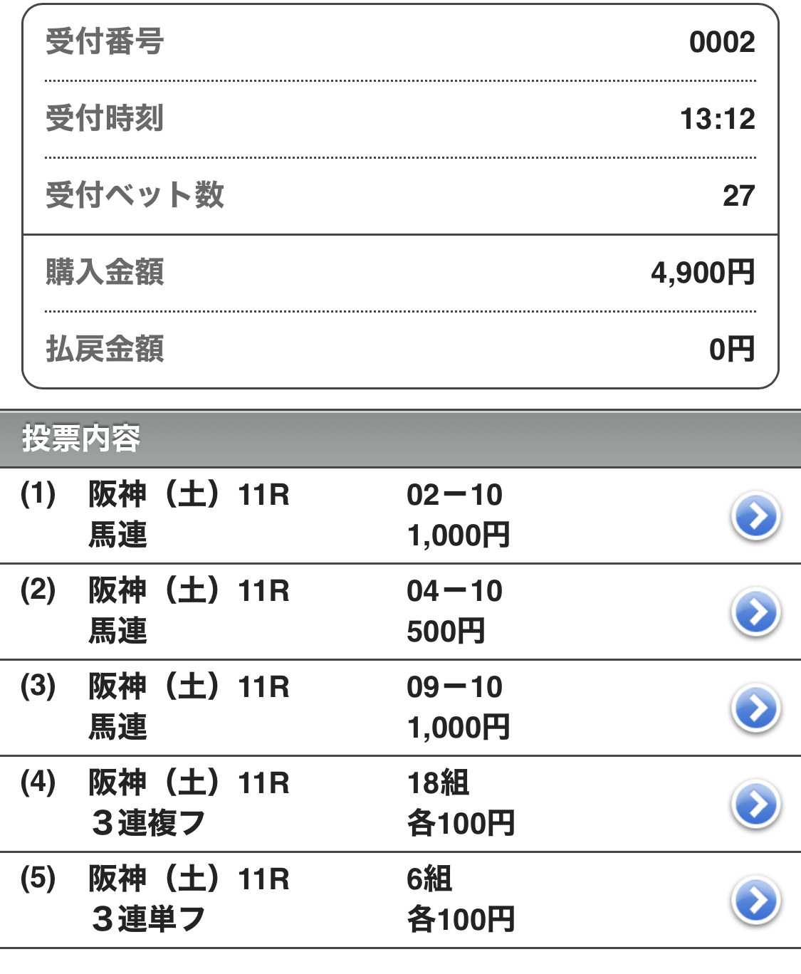 馬券